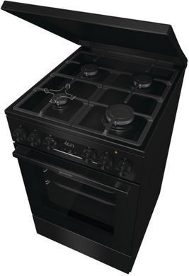 Gorenje Плита комби, 70л, 50x60см, дисплей, чугун, черный GK5C42BF фото