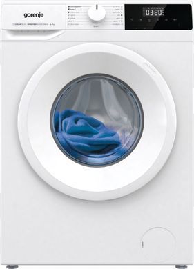 Gorenje Стиральная машина фронтальная, 7кг, 1200, A, 43,5см, дисплей, пар, инвертор, белый WNHPI72SCS фото