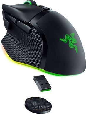 Razer Мышь Basilisk V3 Pro 35K, RGB, USB-A/WL/BT, чёрный RZ01-05240100-R3G1 фото