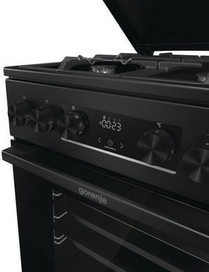 Gorenje Плита комби, 70л, 50x60см, дисплей, чугун, черный GK5C42BF фото