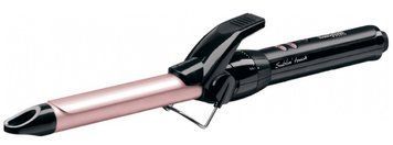 BaByliss Плойка, 45Вт, темп.режимів-10, D -19mm , 110-180С, кераміка, чорний (363221) C319E фото