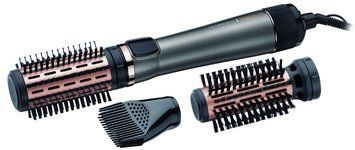Remington Фен-щетка Keratin Protect, 1000Вт, режимов-3, иониз-я, вращ., хол. обдув, серебристый AS8810 фото