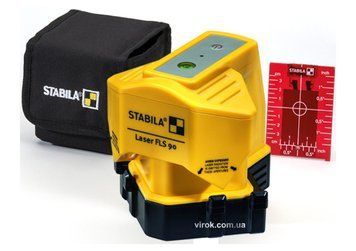 Нівелір лазерний STABILA FLS 90 : відстань - 15м; живлен 3х АА 1,5В для підлогового покриття
