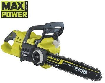 Ryobi Пила ланцюгова акумуляторна RY36CSX35A-0 36В MAX POWER шина 35см Oregon безщіткова 5.1кг без АКБ та ЗП (337357)