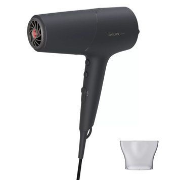 Philips Фен 5000 Series, 2100Вт, 3 режими, іонізація, хол. обдув, темно-сірий (343813) BHD504/00 фото