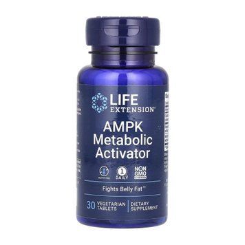 Активатор метаболізму, AMPK Metabolic Activator, Life Extension, 30 вегетаріанських таблеток