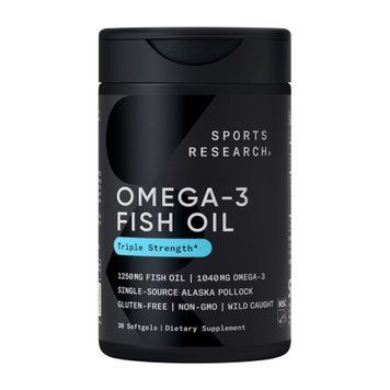 Omega-3 Fish Oil Alaska Pollock 1250mg - 30 softgels Sport Research