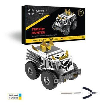 Коллекционная модель-конструктор Metal Time Trophy Hunter Вездеход Шерп механический двухцветный (MT056) dt_94819 фото