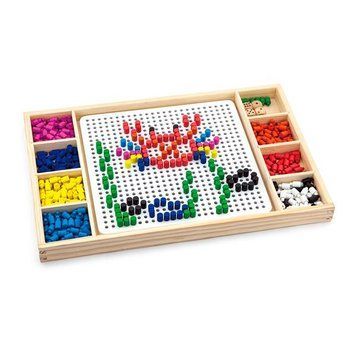 Деревянная настольная игра Viga Toys Мозаика и лудо (59990) dt_9543 фото