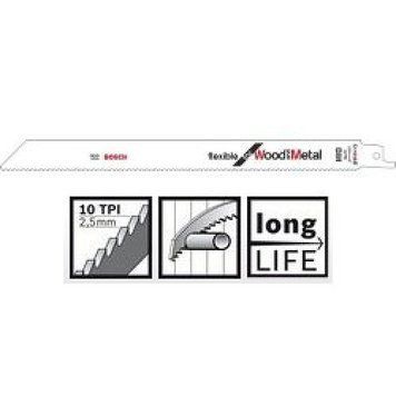 Пиляльне полотно Bosch Flexible for Wood and Metal S +1122 HF 2шт(2608656270)