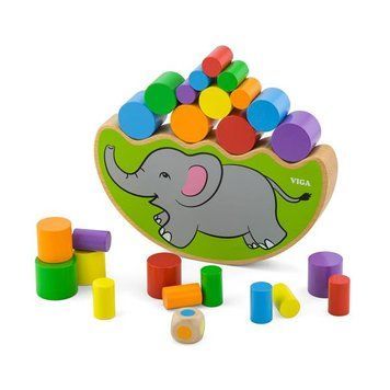 Дерев'яна гра-балансир Viga Toys Слоник (50390) dt_574 фото