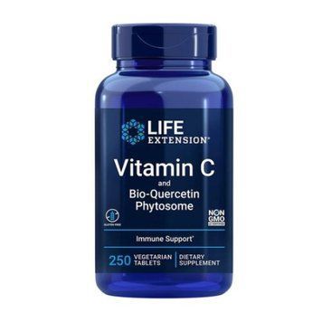 Вітамін С з фітосомами біо-кверцетину Life Extension (250 таблеток)