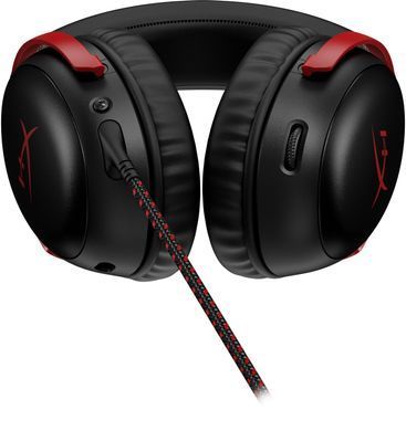 Гарнітура ігрова HyperX Cloud III, mini-jack/USB-A/USB-C, 1.2м/1.3м, чорно-червоний (367877) 727A9AA фото