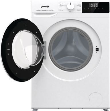 Gorenje Стиральная машина фронтальная, 7кг, 1200, A, 43,5см, дисплей, пар, инвертор, белый WNHPI72SCS фото