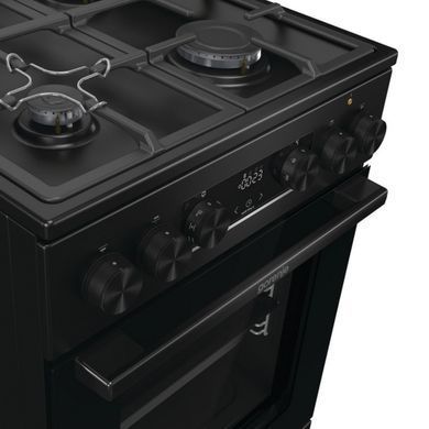 Gorenje Плита комби, 70л, 50x60см, дисплей, чугун, черный GK5C42BF фото