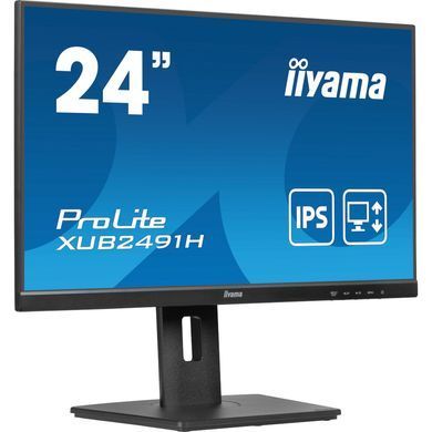 23.8" 16:9 IPS РК монітор, 1920х1080, 0,5 мс (MPRT), 100 Гц, 1xHDMI/1xDP, HAS IIYAMA XUB2491H-B1 3728841 фото