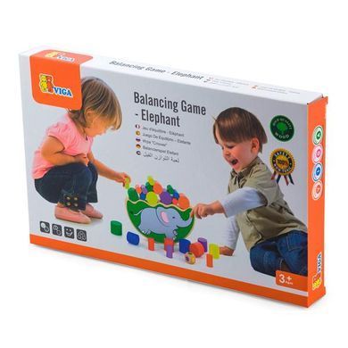 Дерев'яна гра-балансир Viga Toys Слоник (50390) dt_574 фото