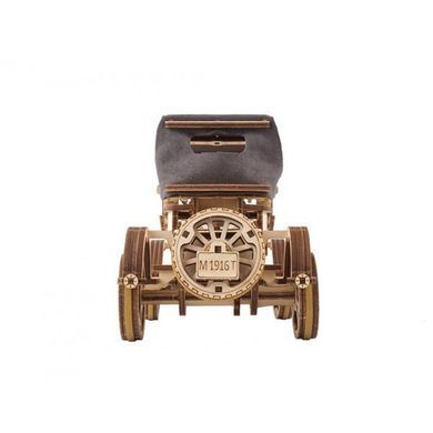 Дерев'яний механічний 3D конструктор Ugears Ретро автомобіль (70175) dt_93641 фото