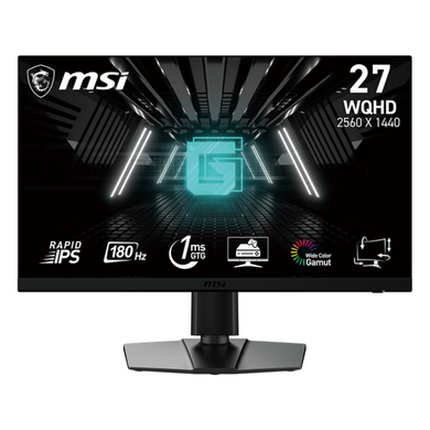 Монітор IPS 27" WQHD (2560 x 1440) 1ms 180Hz 178/178/DP/2HDMI /Mic/HP MSI G272QPF E2 3726946 фото