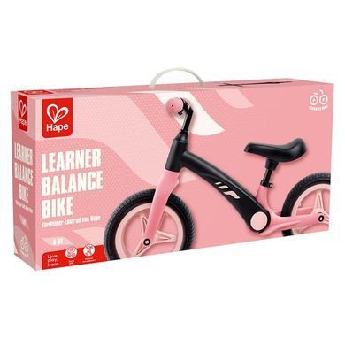 Біговел Hape двоколісний 12" рожевий (E1209), Рожевий
