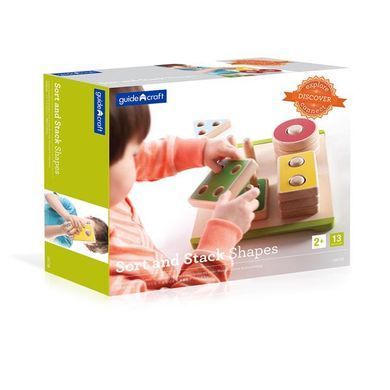 Деревянная логическая пирамидка Guidecraft Manipulatives Фигуры геометрии (G6738) dt_2186 фото