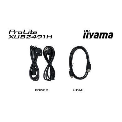 23.8" 16:9 IPS РК монітор, 1920х1080, 0,5 мс (MPRT), 100 Гц, 1xHDMI/1xDP, HAS IIYAMA XUB2491H-B1 3728841 фото