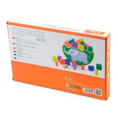 Дерев'яна гра-балансир Viga Toys Слоник (50390) dt_574 фото