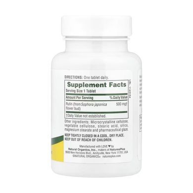 Rutin 500mg - 60 tabs Nature's Plus