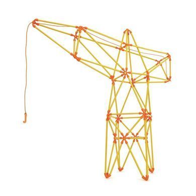 Контурный конструктор Hape Flexistix Кран 94 детали бамбуковый (E5562) dt_12407 фото