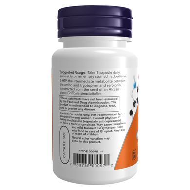5-HTP 50mg - 30 vcaps Now Food 5-HTP Now Foods 50 мг (30 капсул) &mdash; Для сну