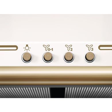 Витяжка Electrolux купольна Rococo, 60см, 420м куб год., шампань EFC226V фото