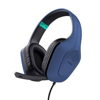 Гарнітура Trust GXT 415 Zirox, 3.5мм, синій (374858) 24991_TRUST фото