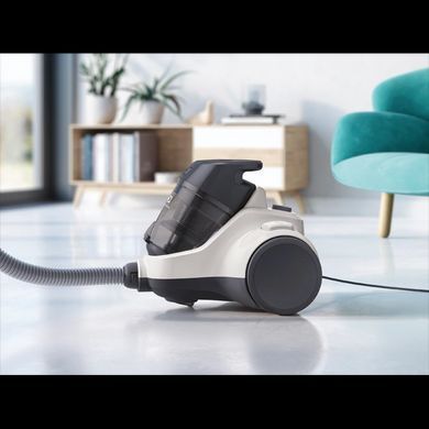 Electrolux Пилосос контейнерний, 750Вт, конт пил -1.8л, HEPA12, 3 насадки, білий (315224) EC41-2SW фото