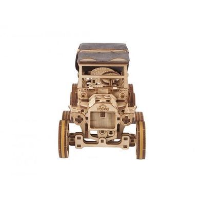 Дерев'яний механічний 3D конструктор Ugears Ретро автомобіль (70175) dt_93641 фото