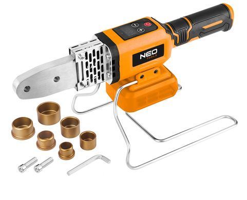 Аккумуляторный сварочный аппарат для труб NEO TOOLS 04-622, 18 В, 300 Вт, с ЖК-дисплеем, без АКБ и ЗУ