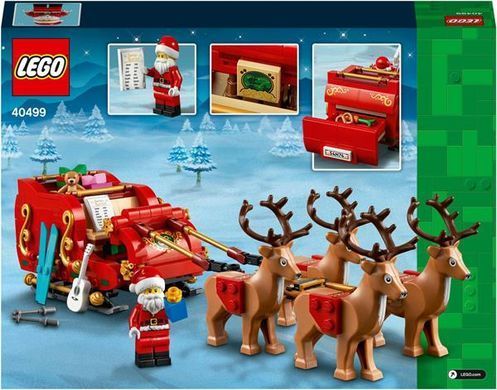 Конструктор LEGO Icons Санки Санты 343 детали (40499)