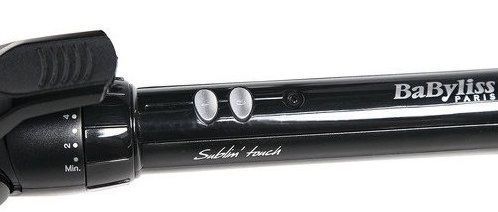 BaByliss Плойка, 45Вт, темп.режимов-10, D -19mm , 110-180С, керамика, черный C319E фото