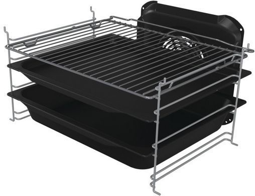 Gorenje Плита комби, 70л, 50x60см, дисплей, чугун, черный GK5C42BF фото