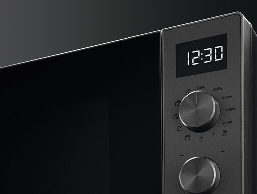 Микроволновая печь Electrolux 25л, мех. управление, 900Вт, гриль, дисплей, инвертор, титан (361855) EMZ725MMTI фото