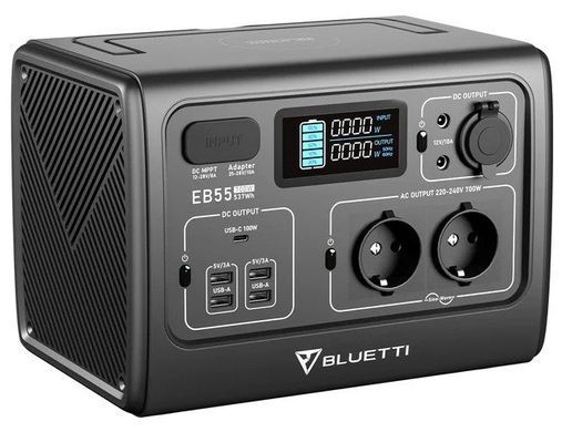 Зарядна станція Bluetti 700W EB55 EB55 BLUETTI фото