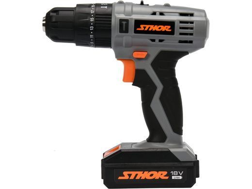 Шуруповерт-дриль ударний акумуляторний STHOR 78974] 78974 фото