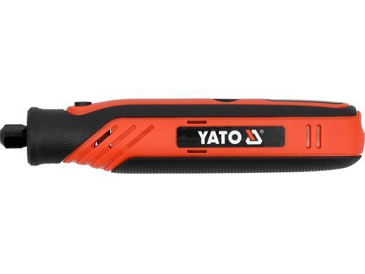 Мини-шлифмашинка аккумуляторная YATO Li-Ion 3,6 В, 1,5 АГод, с держателем шпинд &Oslash;= 2,3 и 3,2 мм из лаш 51 YT-82763 фото