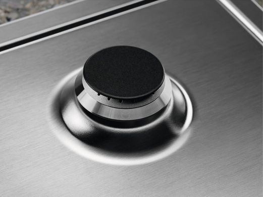Electrolux Варильна поверхня газова, 60см, чавун, нерж (374436) KGS64362XX фото