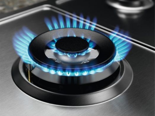 Electrolux Варильна поверхня газова, 60см, чавун, нерж (374436) KGS64362XX фото