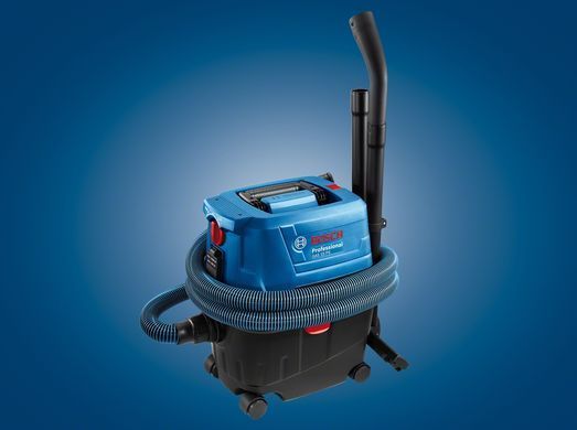 Пилосос професійний Bosch GAS 15 PS, 1100Вт, 220мБар, контейнер 15л, 8кг 0.601.9E5.100 фото