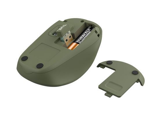 Trust Мышь Yvi+ Silent WL ECO Green 24552_TRUST фото