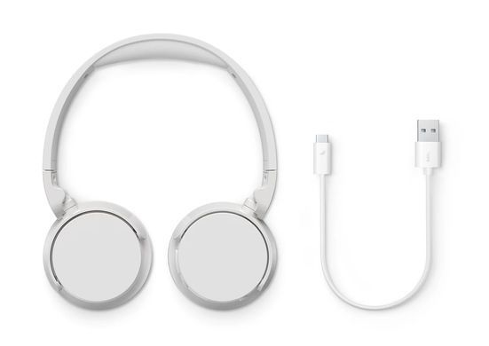 Навушники On-ear Philips TAH4209 BT 5.3, Wireless, Mic, Білий (379620) TAH4209WT/00 фото
