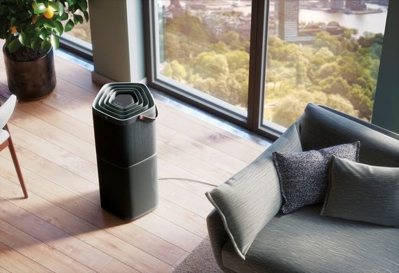 Electrolux Очисник повітря, 129м2, 620м3/год, дисплей, 5-и шаровий HEPA фільтр, Wi-Fi, 9 режимів, сірий (379206) PA91-604DG фото