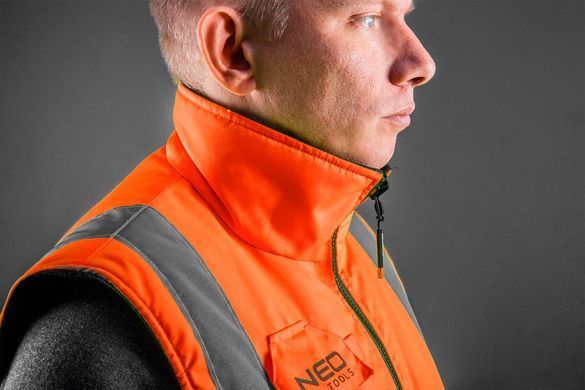 Робочий жилет Neo Tools 81-521, світловідбивний, двосторонній, розмір S