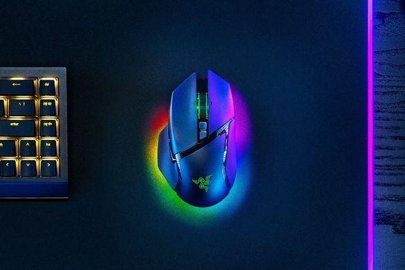 Razer Мышь Basilisk V3 Pro 35K, RGB, USB-A/WL/BT, чёрный RZ01-05240100-R3G1 фото